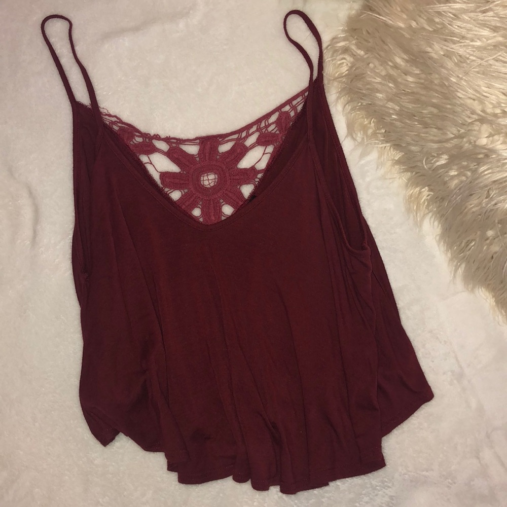 Red tank top